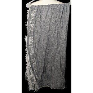 Saint & Sophia Grey Rock & Roll Winter Scarf
